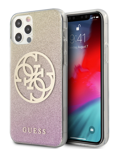 Чехол iPhone 12 Pro Max Guess Glitter Gradient