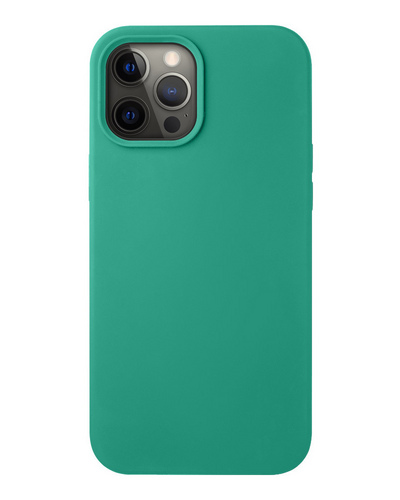 Чехол для iPhone 12/12 Pro Deppa Liquid Silicone зелёный