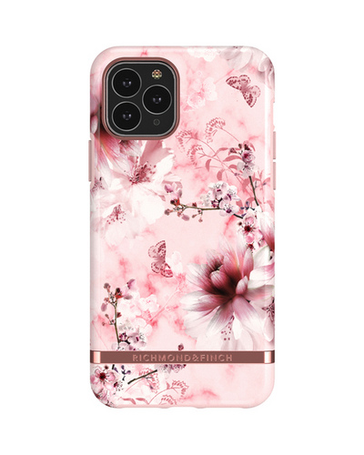 Чехол для iPhone 11 Pro Max Richmond&Finch Pink Marble Floral