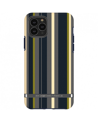 Чехол для iPhone 11 Pro Max Richmond&Finch Navy Stripes
