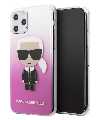 Чехол для iPhone 11 Pro Karl Lagerfeld Gradient розовый