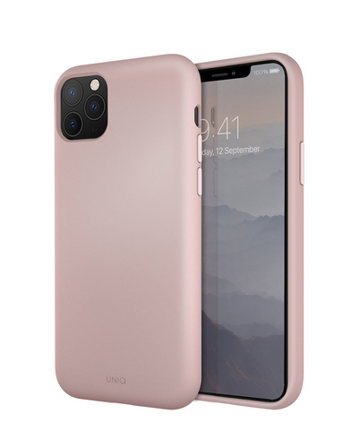 Чехол для iPhone 11 Pro UNIQ LINO HUE розовый