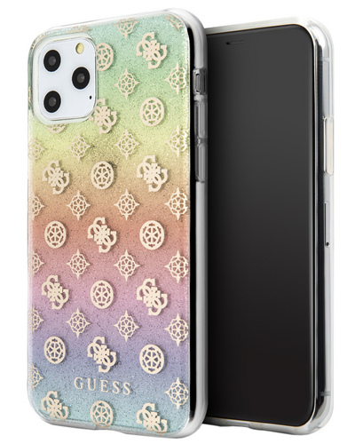Чехол для iPhone 11 Pro Guess Peony Glitter Multicolor