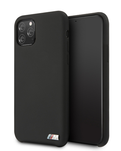 Чехол для iPhone 11 Pro BMW M-Collection Liquid Silicone чёрный
