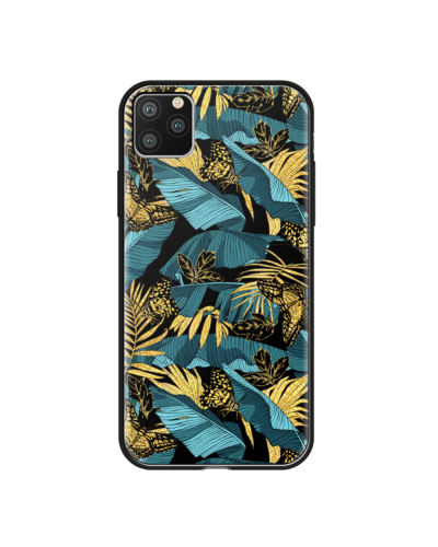Чехол для iPhone 11 Pro Deppa Glass Case джунгли