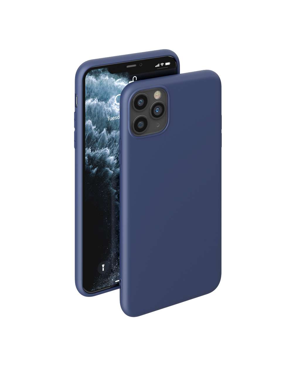 Чехол для iPhone 11 Pro Deppa Gel Color темно синий