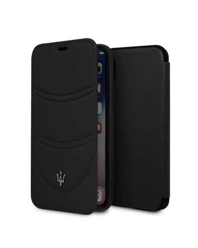 Чехол для iPhone X/XS Maserati Granlusso origins Booktype