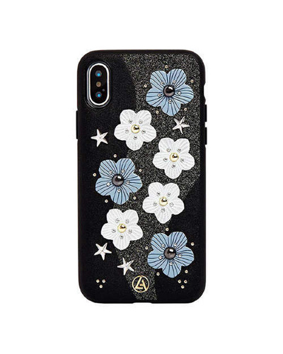 Чехол для iPhone X/XS Luna Aristo Jasmine чёрный