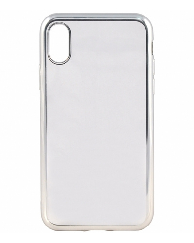 Чехол для iPhone X/XS HANDY Shine (electroplated) серебристый