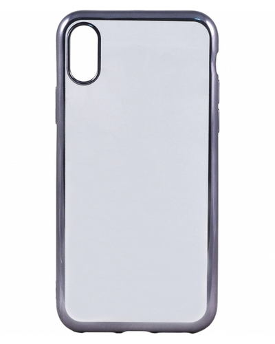 Чехол для iPhone X/XS HANDY Shine (electroplated) серый