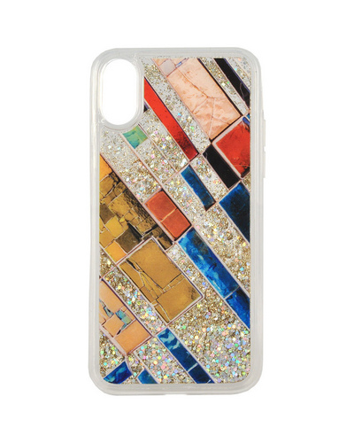 Чехол для iPhone X/XS iCover Sparkle (Liquid) Stone Art