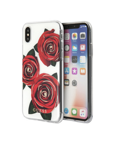 Чехол для iPhone XS Max Flower desire Transparent Hard