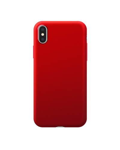 Чехол для iPhone XS Max Deppa Silk case красный