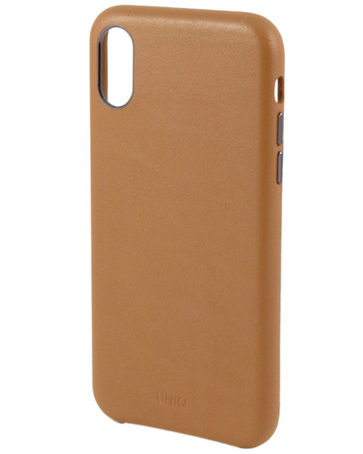 Чехол для iPhone XS Max UNIQ Duffle Vale Genuine Leather