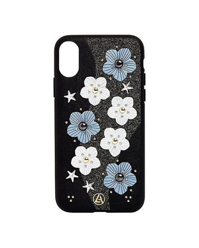 Чехол для iPhone XR Luna Aristo Jasmine чёрный