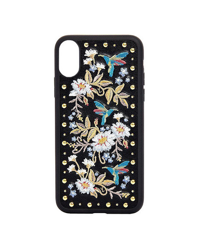 Чехол для iPhone XR Luna Aristo Lilith Gardenia чёрный