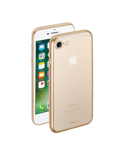Чехол для iPhone 7 Deppa Gel+ Case золото