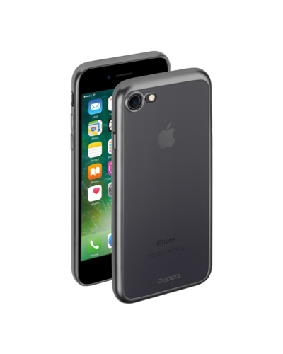 Чехол для iPhone 7 Deppa Gel+ Case графитовый