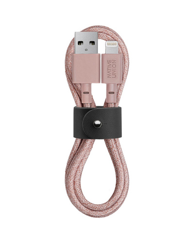 Кабель Native Union BELT CABLE USB-A/Lightning MFI (1.2 м) розовый
