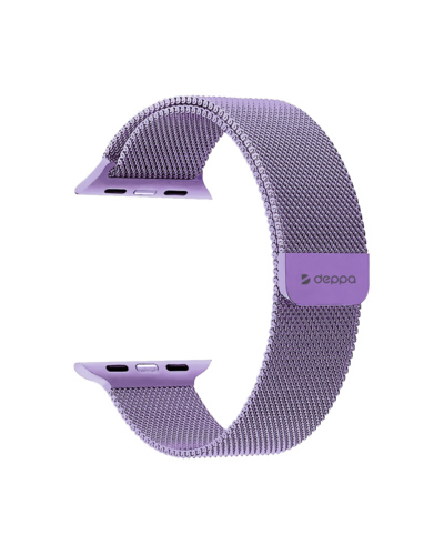 Ремешок для Apple Watch Deppa Band Mesh 42/44 mm лавандовый