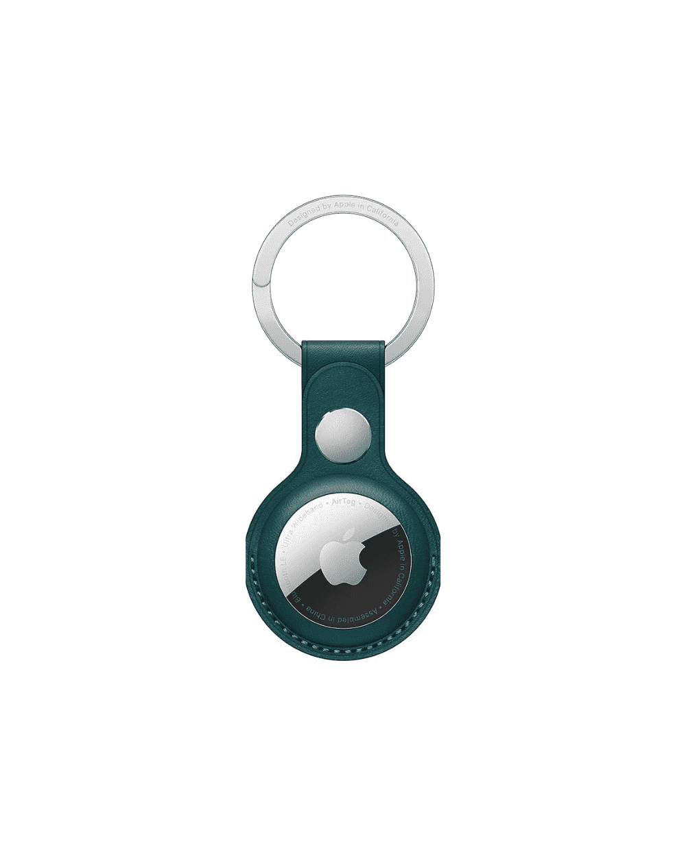 Крепление для AirTag Apple Leather Key Ring forest green