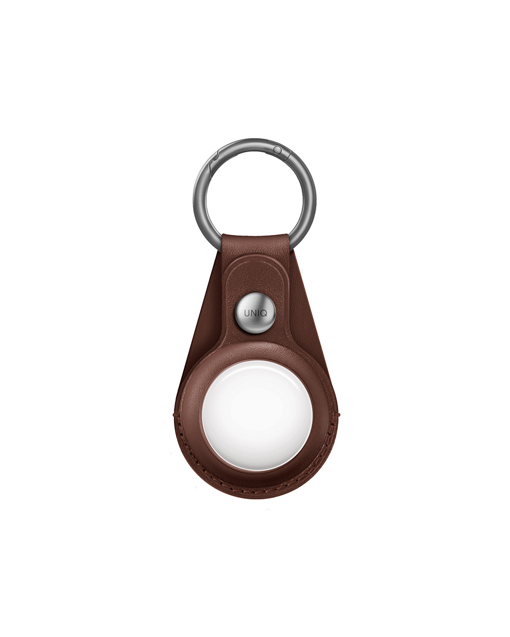 Крепление для AirTag UNIQ Domus Leatherette коричневый