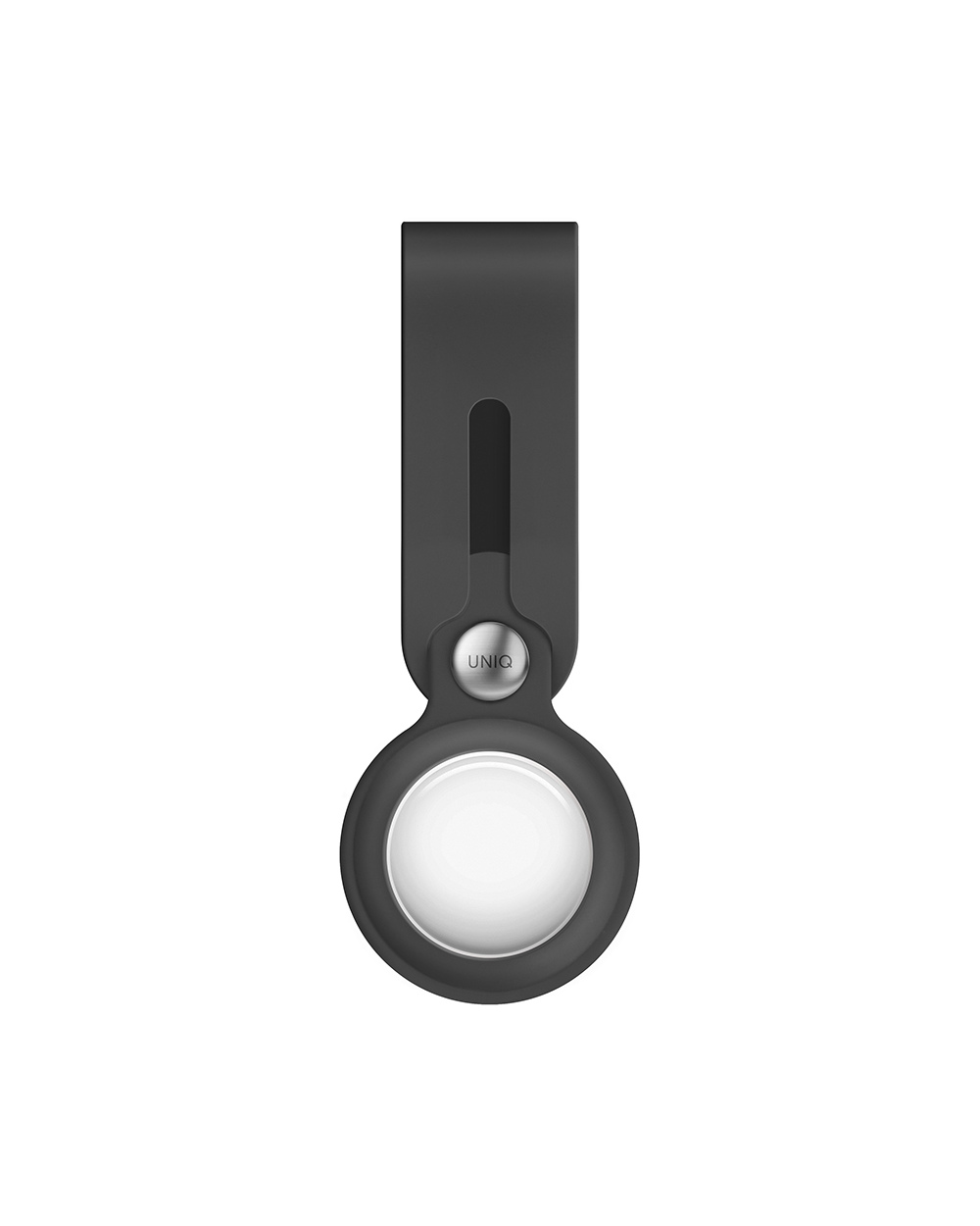 Крепление для AirTag UNIQ Vencer Silicone Loop тёмно-серый