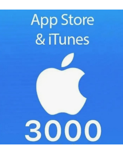 Подарочная карта Apple & iTunes 3000